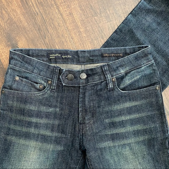 CITIZENS OF HUMANITY Ingrid Flare Venetian Stretch Jeans Size 27 Embroidered - Picture 3 of 8